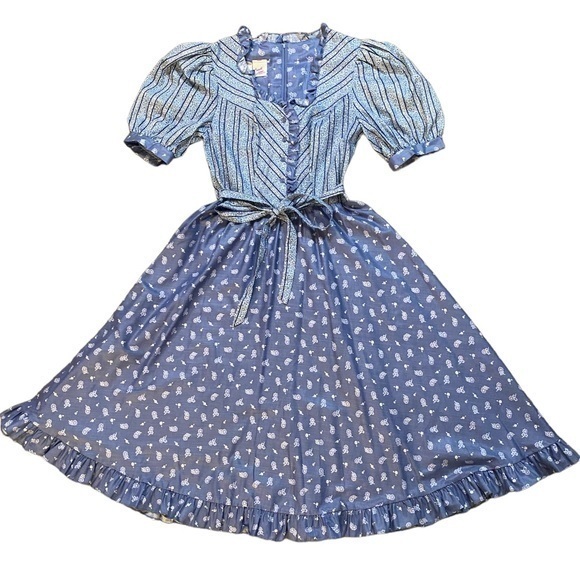 candi jones Dresses & Skirts - Candi Jones California Vintage 70s prairie girl dress